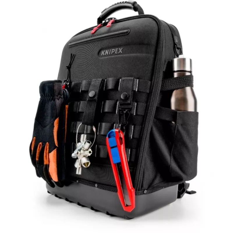 Bolsa de herramientas Knipex X18 37 bolsillos negro rojo tela plástico