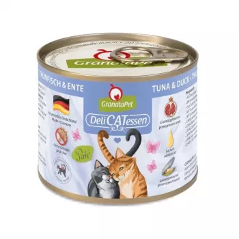 GRANATAPET DeliCATessen atún y pato - comida húmeda para gatos - 200 g