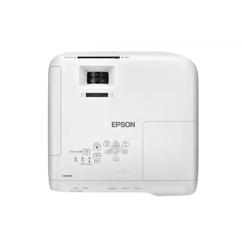 Proyector de objetivo estándar Epson EB-FH54 — 4100 lúmenes ANSI, 3LCD, WUXGA, láser 12000 h, 1×HDMI, Ethernet, AirPlay 2