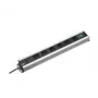 Alargador eléctrico Bachmann 300.008 2 m 6 tomas negro, gris
