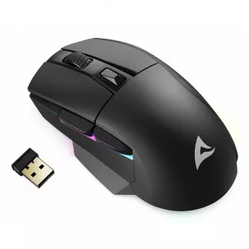 Skiller SGM50W ratón gaming óptico RGB negro