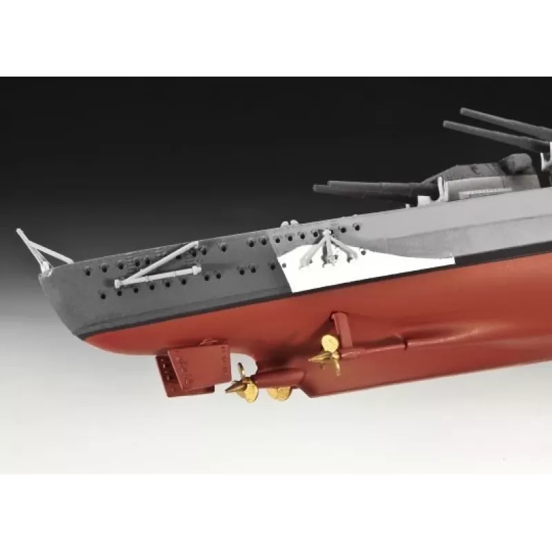Maqueta de barco de guerra Revell Bismarck 1:700