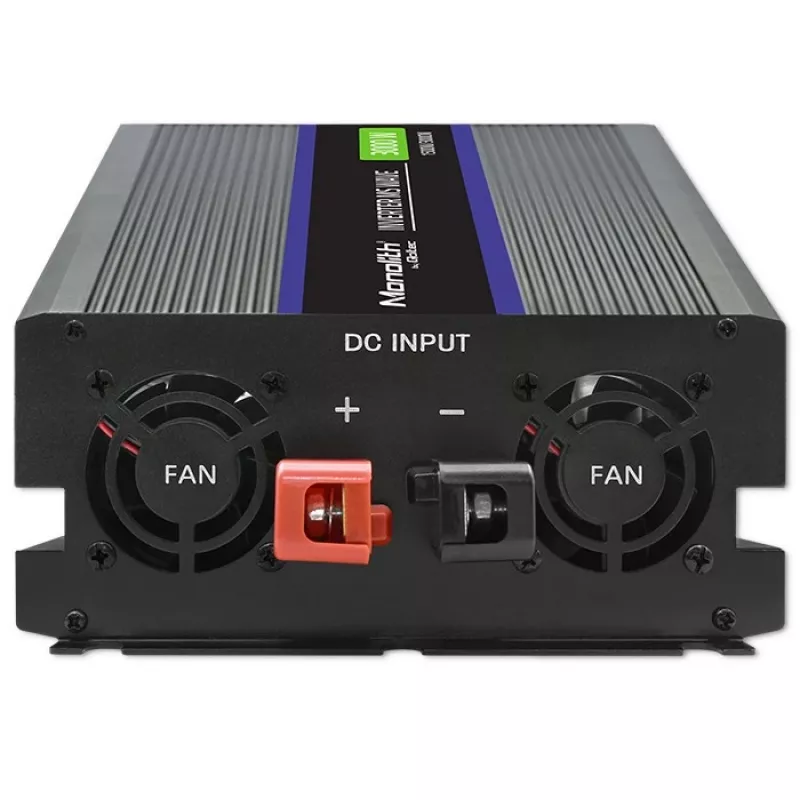 Inversor QOLTEC Monolith 3000 MS Wave, 12V→230V, 1500/3000W, con USB