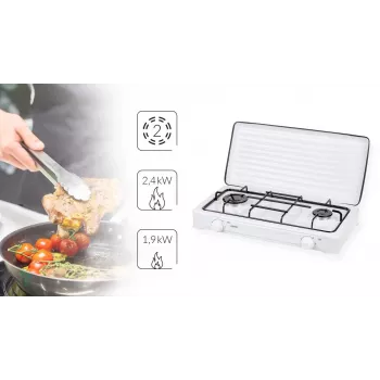 Cocina de gas Smile KN-02/1K 2 fuegos