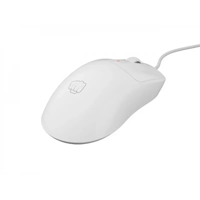 Ratón gaming Fury Tanto T4 — 12000 DPI, RGB, blanco, USB