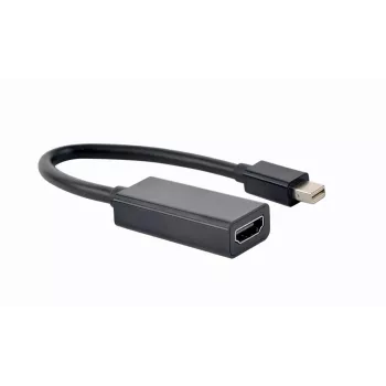 Adaptador de cable Gembird A-MDPM-HDMIF-02 Mini DisplayPort a HDMI Type-A (estándar) negro