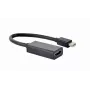 Adaptador de cable Gembird A-MDPM-HDMIF-02 Mini DisplayPort a HDMI Type-A (estándar) negro