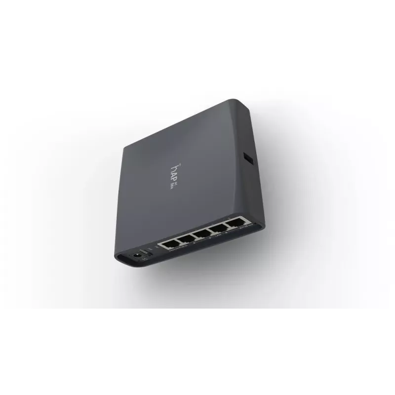 Mikrotik hAP ac lite torre negro Power over Ethernet (PoE)