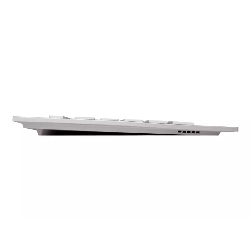CHERRY DW 8000 teclado y ratón incluidos Office RF inalámbrico QWERTZ alemán plata, blanco