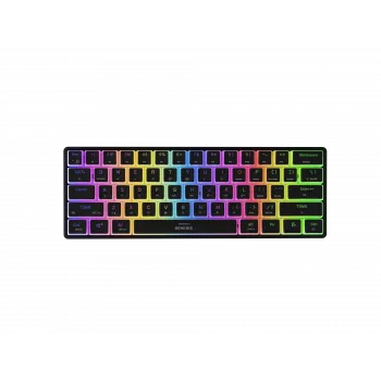 Teclado gaming genesis THOR 660 G2 — inalámbrico (2,4 GHz, Bluetooth) y con cable, diseño compacto
