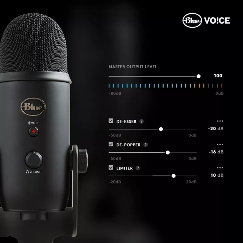 Micrófono Blue Microphones Yeti USB Blackout