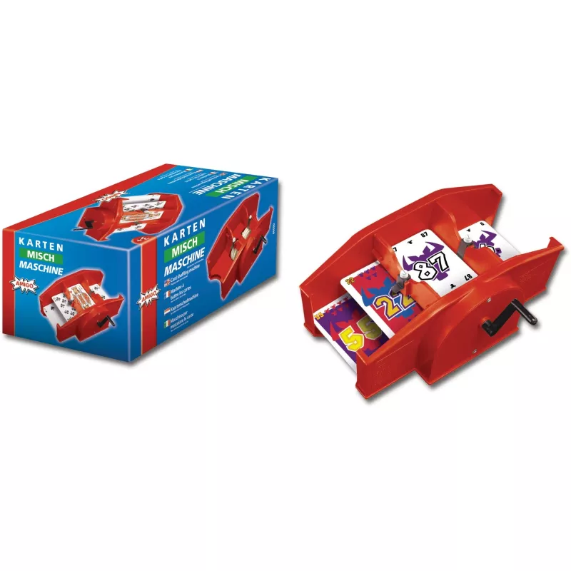 Máquina mezcladora de cartas (rojo)