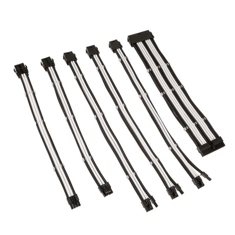 Set de cables modular Kolink Core Adept para fuentes de alimentación (negro/blanco)