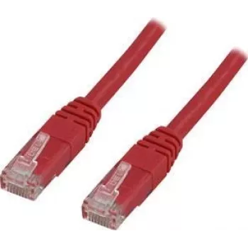 Cable de red Deltaco UTP Cat6 RJ-45 RJ-45 3 m rojo