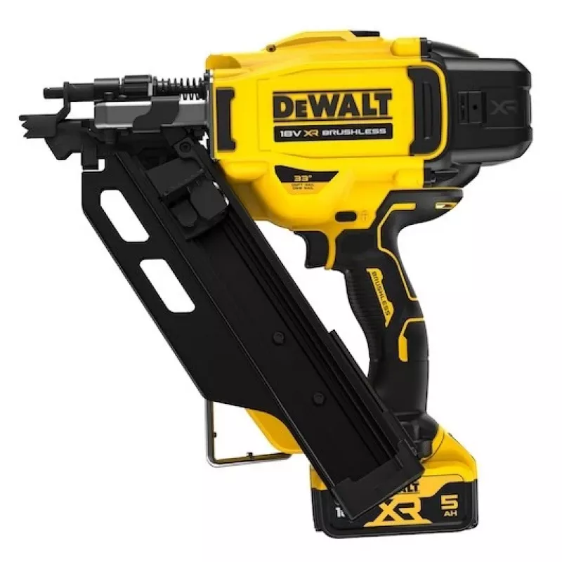 DeWalt DCN930P2 18V XR clavadora a batería, 33°, 64-90 mm, 2x 5,0 Ah
