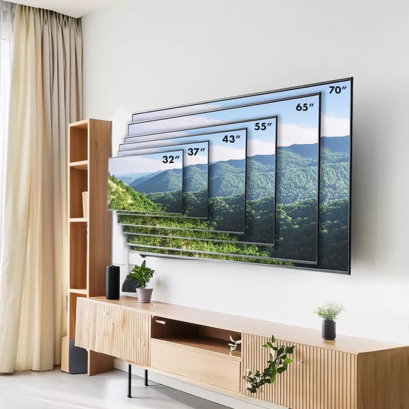 Soporte de pared para TV Maclean MC-412 32 -70 VESA 400x400 45kg inclinable universal ajustable nivel y accesorios de montaje