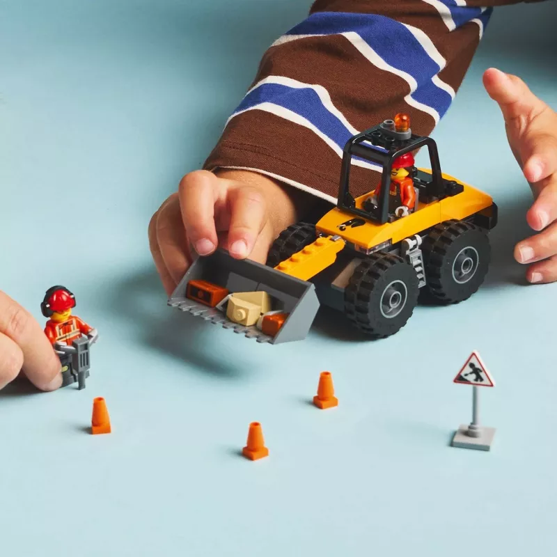 LEGO City 60450 Cargadora de ruedas amarilla
