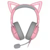 Razer Kraken Kitty V2 RZ04-04730200-R3M1 auriculares gaming con cable, USB-A, micrófono, drivers de 40 mm, Quartz Pink
