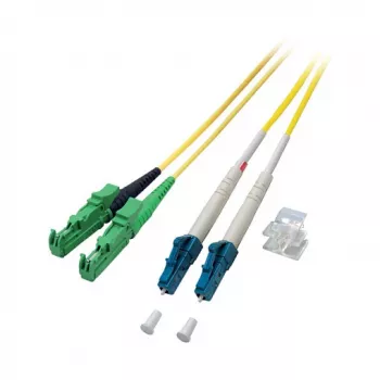 Cable de conexión de fibra óptica EFB Elektronik [1x conector E2000®/APC 8° - 1x conector LC] 9/125µ Monomodo OS2 2 m EFB Elektronik (O0937.2)