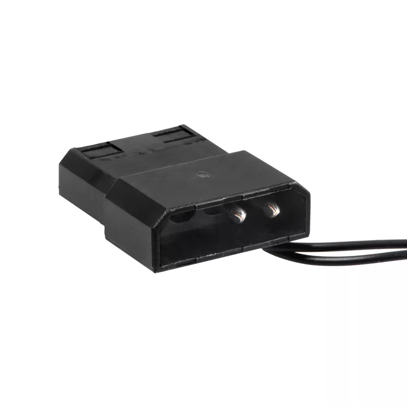 Akyga AW-12A-BR ventilador de carcasa de 120 mm, 4 LED rojos, Molex / 3-Pin