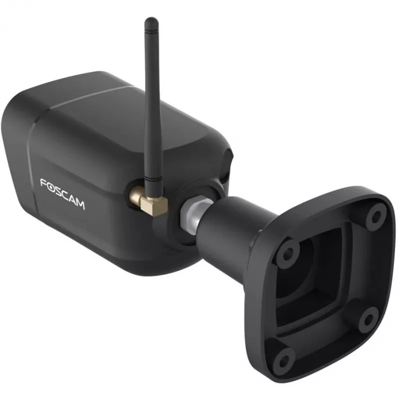 Foscam V8P cámara WiFi bullet para exteriores, 8 MP 4K (3840x2160), WiFi de doble banda, foco, sirena, visión nocturna, negra