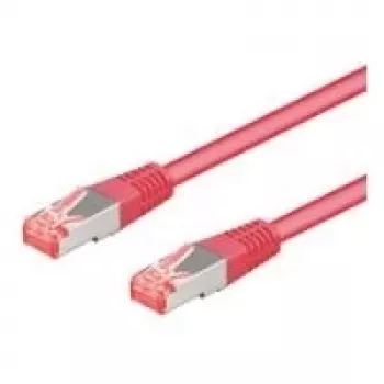 Cable de red Goobay Cat6-150 SSTP 1,5 m magenta
