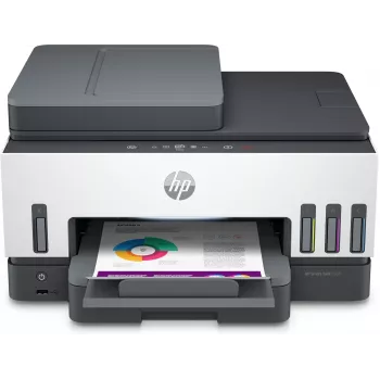 HP Smart Tank 7605 Impresora multifunción inalámbrica en color, impresión a doble cara; copiadora, escáner