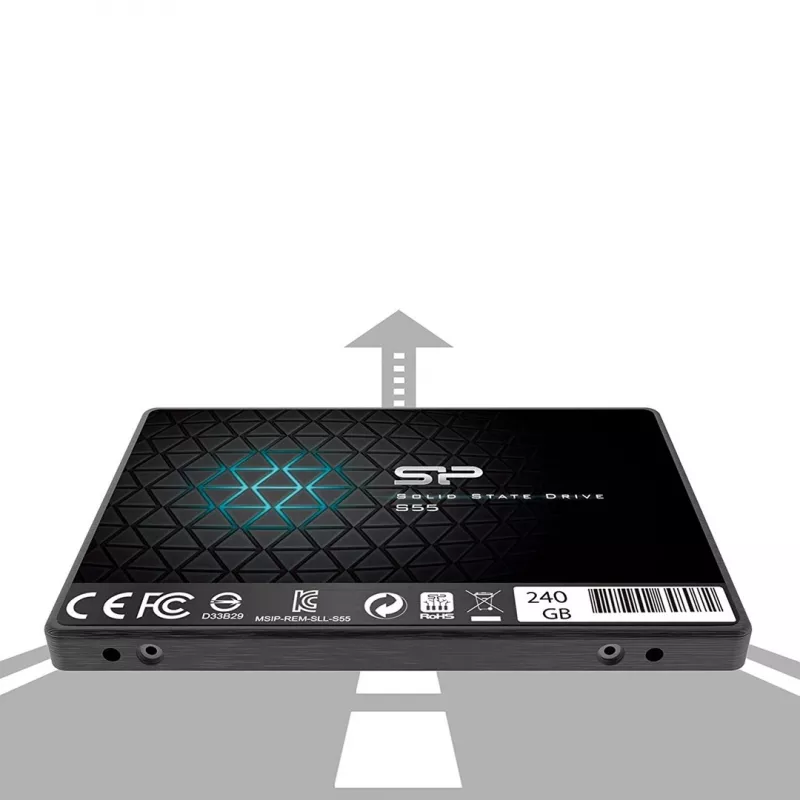 Unidad SSD Silicon Power Slim S55 240 GB 2,5 pulgadas SATA III TLC