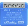 Interruptor inteligente Shelly 1 Mini Gen4 1P inalámbrico 110–240 V 50–60 Hz 1,2 W Bluetooth Wi‑Fi ZigBee 34×16×29 mm