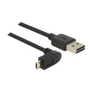 Cable USB DeLOCK 83849 USB 2.0 0,5 m USB A Micro-USB B negro