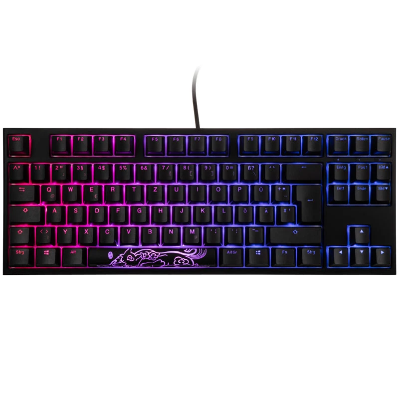 Teclado Ducky One 2 RGB TKL Gaming USB Alemán Negro