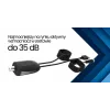 Antena DVB-T para coche Shark SHA301CAR con amplificador activo para recepción de TV en vehículo