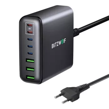 Cargador de pared Blitzwolf BW-S26 250W (negro)