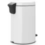 Cubo de pedal Brabantia Pedal Bin Newicon 12,0 L blanco