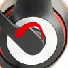 Auriculares gaming con cable GEMBIRD MHS-03-BKRD — binaurales, circumaurales, 3,5 mm, cable de 1,8 m, rojo/negro