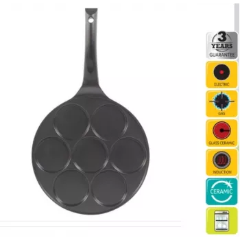 Sartén para crepes LAMART LT1293, aluminio antiadherente, 27 cm de diámetro
