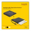 Caja para HDD DeLOCK 42636 negro 5,25 pulgadas Micro SATA 5 Gbit/s