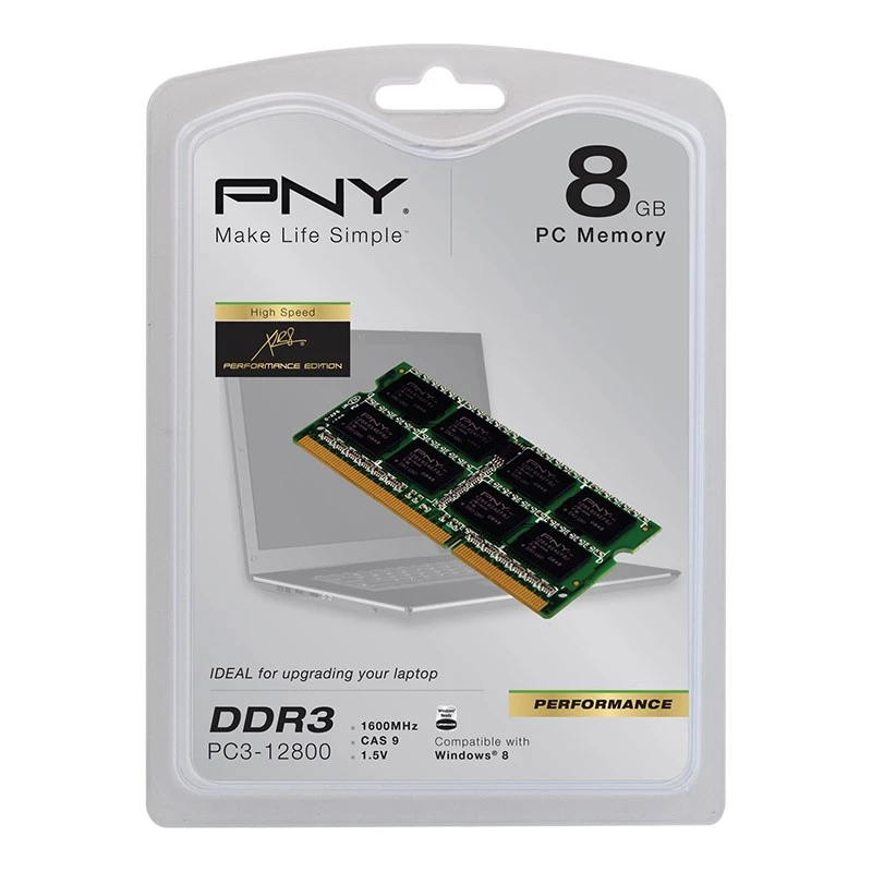 Módulo de memoria PNY DDR3 8GB 1600MHz 1 x 8GB