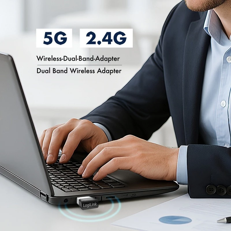 Adaptador USB inalámbrico WLAN, 11ac, 650 Mbit