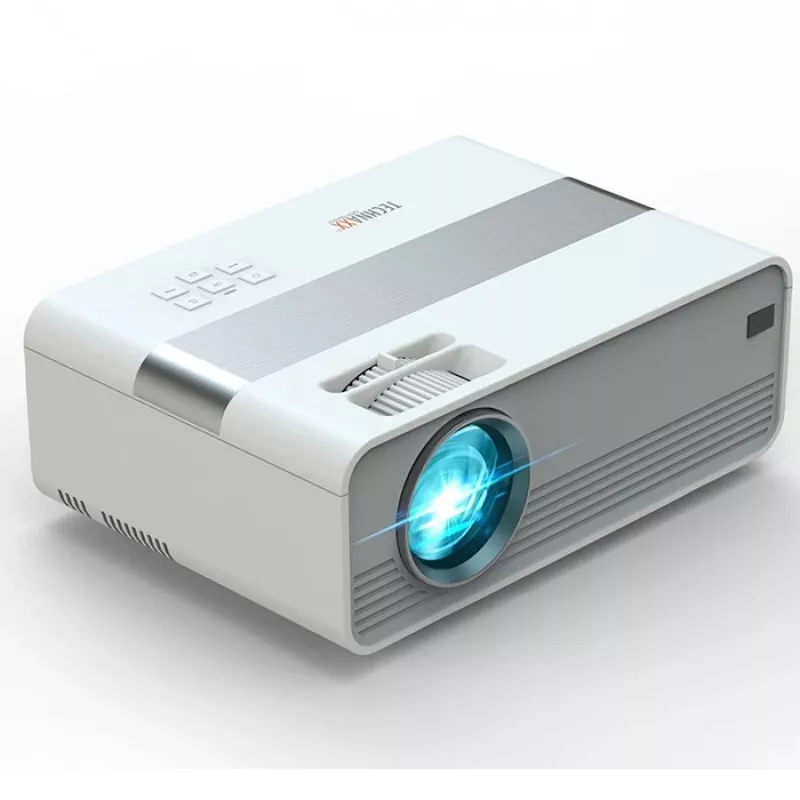 Technaxx TX-127 mini proyector LED, LCD, HD 720p (1280x720), blanco/gris