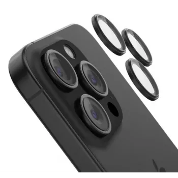 Protector de lente de cámara de vidrio templado Belkin para iPhone 15 Pro / 15 Pro Max OVA180HQBK