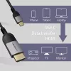 Cable USB-C a HDMI QOLTEC 50438 — 2 m, 4K 60 Hz