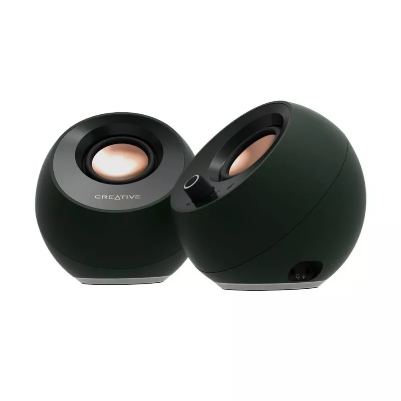 Creative Labs Creative Pebble Pro - altavoces - para PC - 2.0 canales - inalámbrico - Bluetooth - USB - 30 vatios (total) (51MF1710AA000)