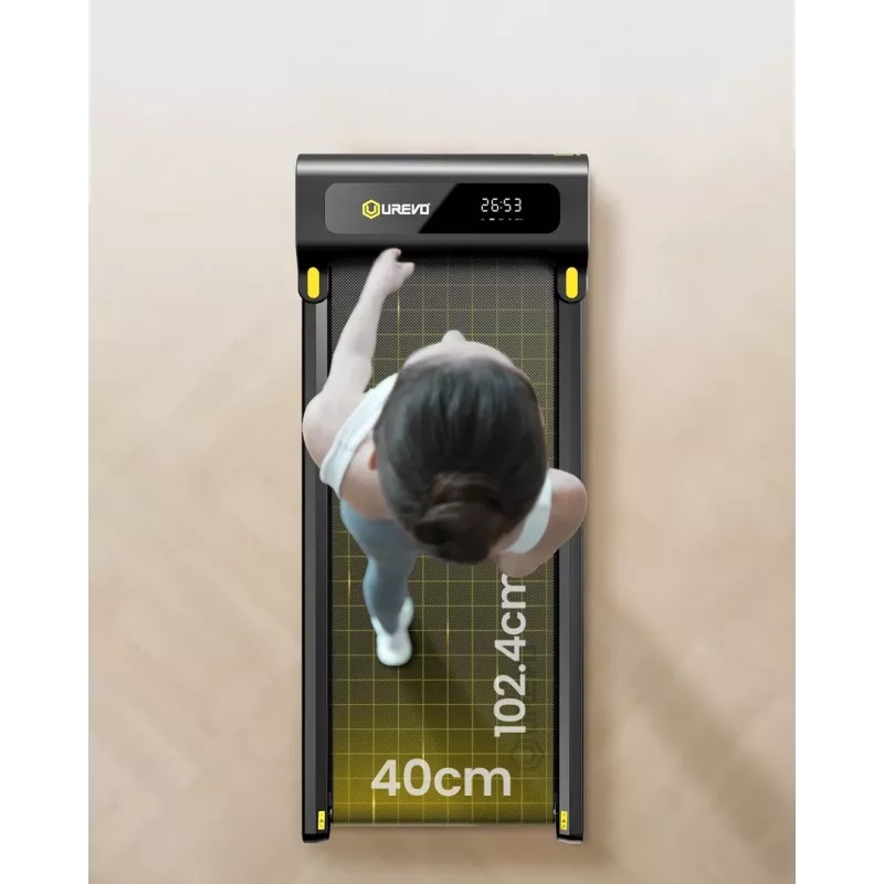 UREVO SpaceWalk SP1 Lite URTM022 cinta de correr Walking Pad, 0,8–6 km/h, peso máximo del usuario 120 kg, negra