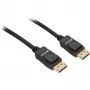 Cable DisplayPort 1.4 (conector macho > conector macho) 8K (negro, 5 metros)