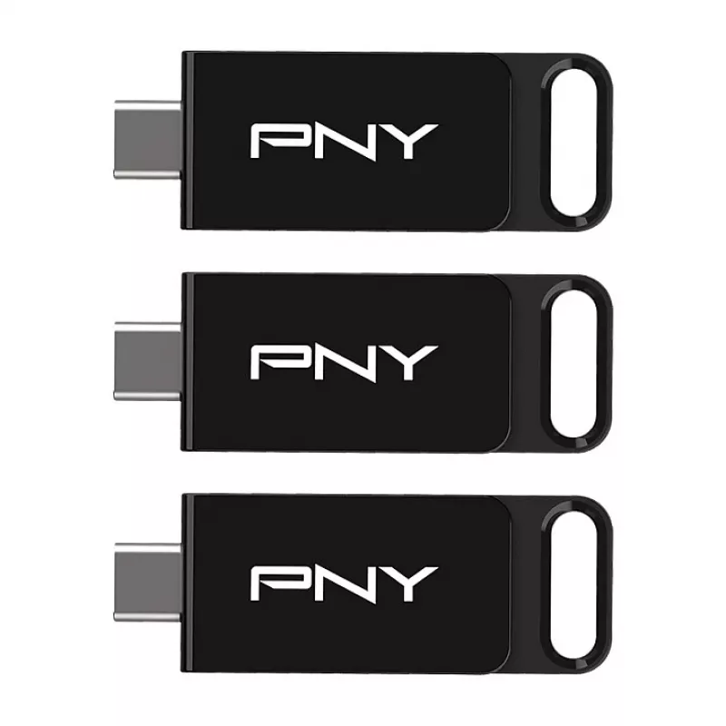 PNY Elite 128 GB USB-C 3.2 Gen 1 memoria USB, pack de 3 (Retail)