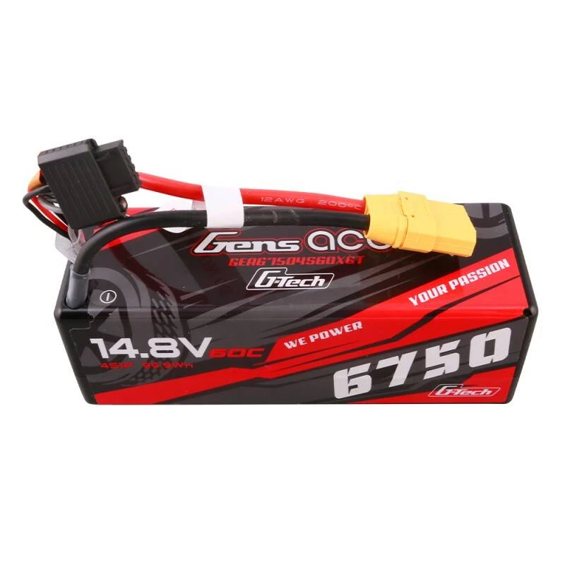 Batería Gens ace G-Tech 6750mAh 14.8V 60C 4S1P 14# XT90
