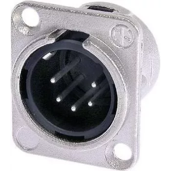 Neutrik NTR-NC5MDL1 - -30 - 80 °C - negro - plateado - UL - UL 94 HB - IEC 61076-2-103 - IP 40 - IEC 68-2-20 (NC5MDL1)