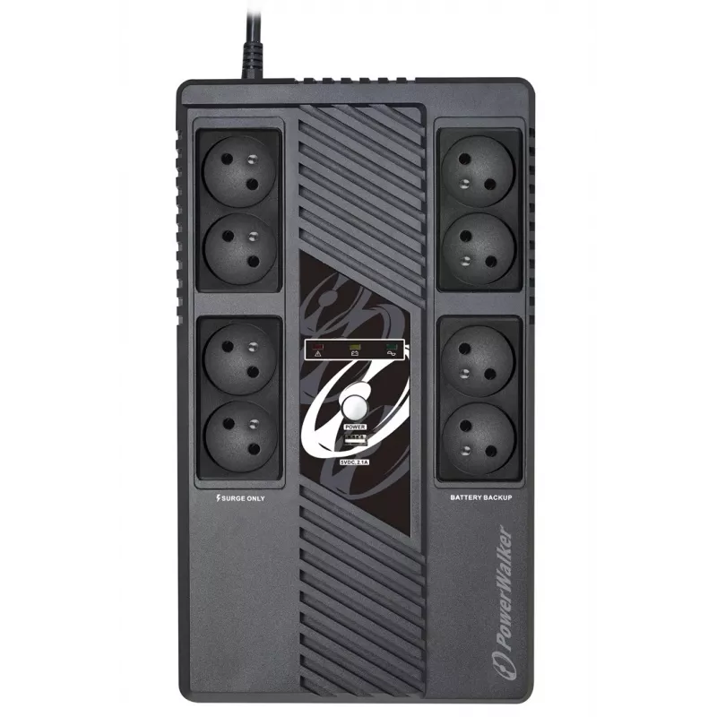SAI PowerWalker VI 800 MS FR (sistema de alimentación ininterrumpida) line-interactive 0,8 kVA 480 W 8 tomas AC