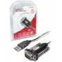 Cable serie UNITEK Y-105 Negro 1,5 m USB Type-A DB-9
